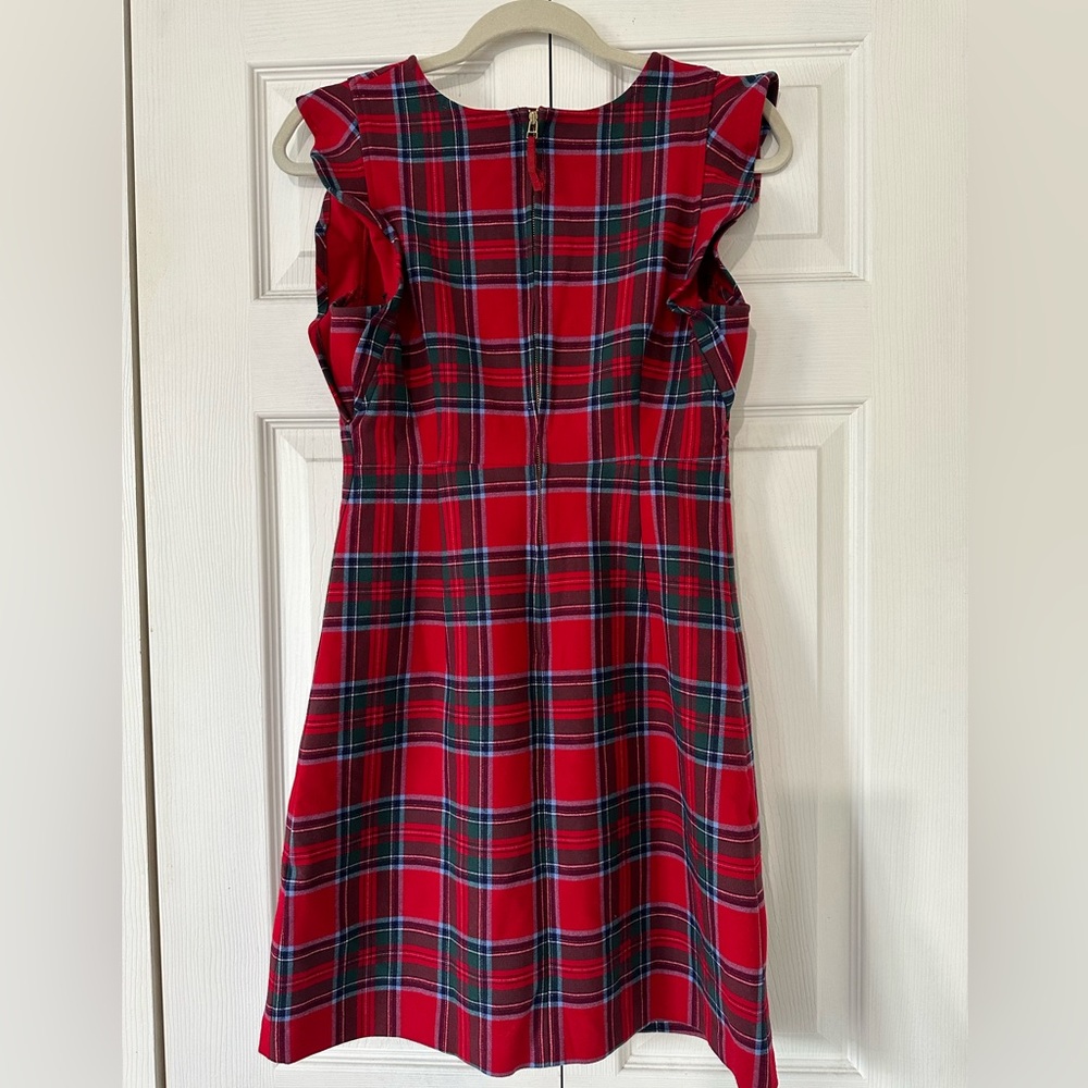 👗 RED PLAID DRESS ♦️ - Picture 2 of 3